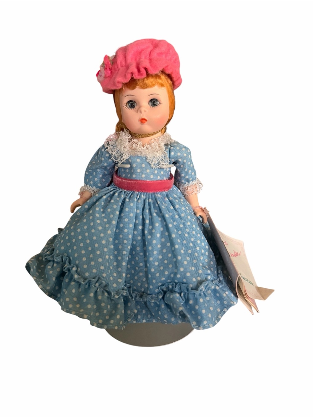Vintage Madame Alexander Little Miss Muffet Doll w/Stand